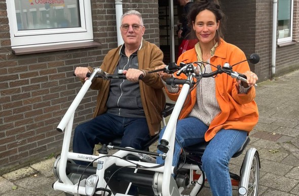 Duo-fiets in het Odensehuis